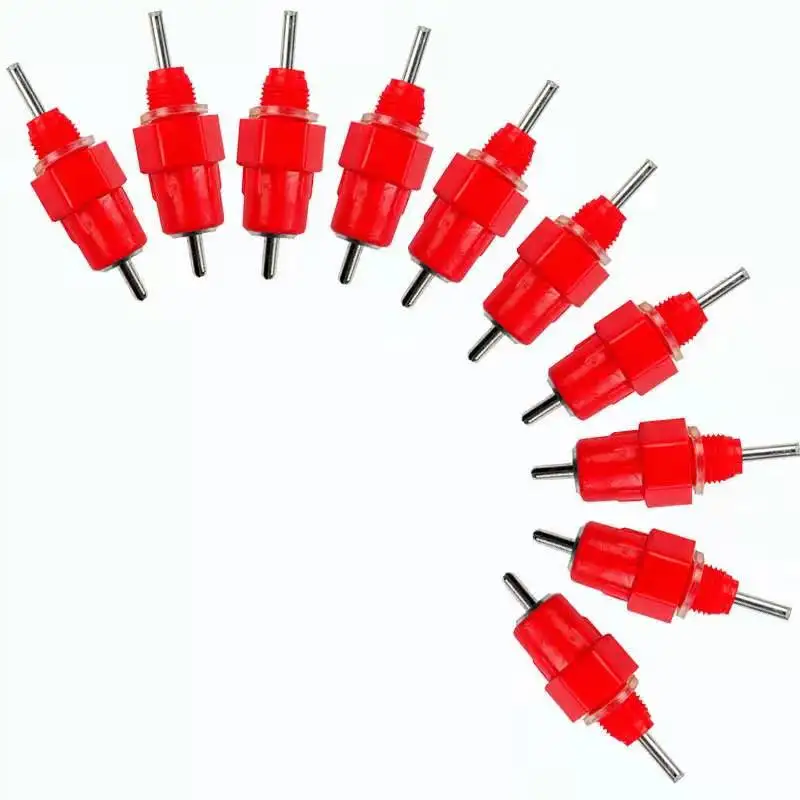 Соска для птицы 20 шт. автоматическая поилка цыплят с пружинной головкой