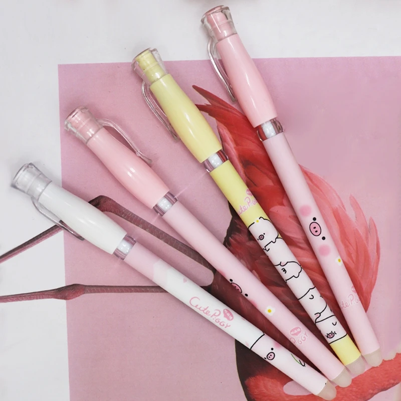 3 шт./компл. милые стираемые ручки 0 5 мм синие/черные чернила волшебная гелевая