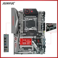 jginyue x99 lga2011 3 motherboard support intel e5 v3 v4 cpu ddr4 ram memory four channers atx x99 titanium d4 server plate