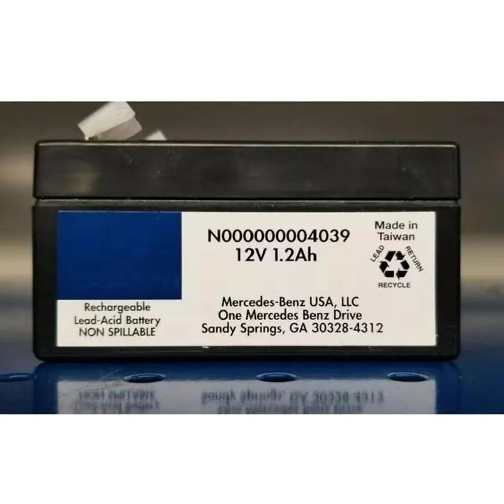 

N000000004039 вспомогательный Батарея 12V 1.2Ah для Mercedes-Benz CL мл R S-CLASS 000000004039