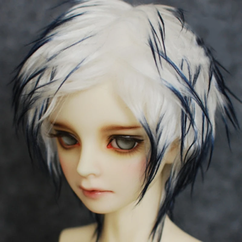 BJD плюшевый парик короткий для 1/4 1/3 17 &quot24&quot высокий MSD SD DK DZ AOD DD кукла бесплатная
