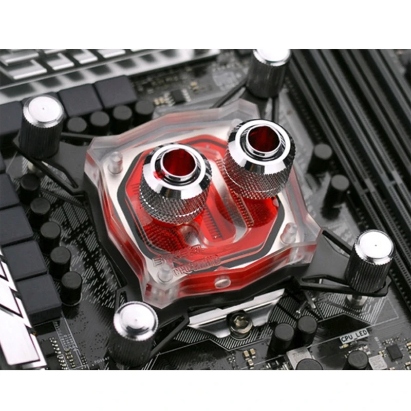 

G1/4" Base Inner Channel PC Water Cooling Block For Intel 775/1150/1155/1156 CPU