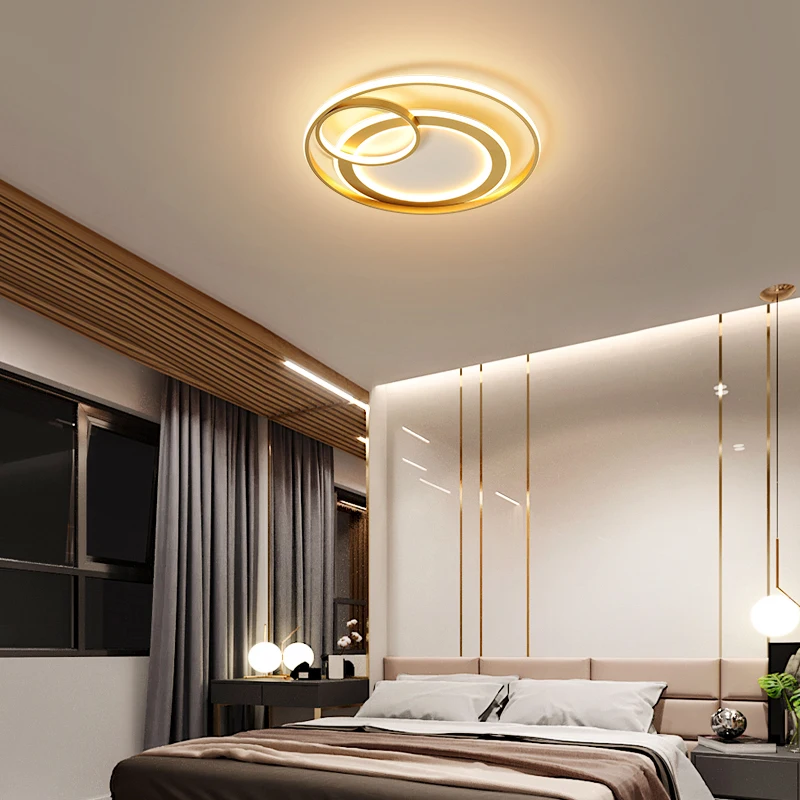 Nordic Contemporary Design Ceiling Lights For Bedroom Living Room 61W 78W Modern Thin LED Lamps Fixtures For Kitchen Studyroom