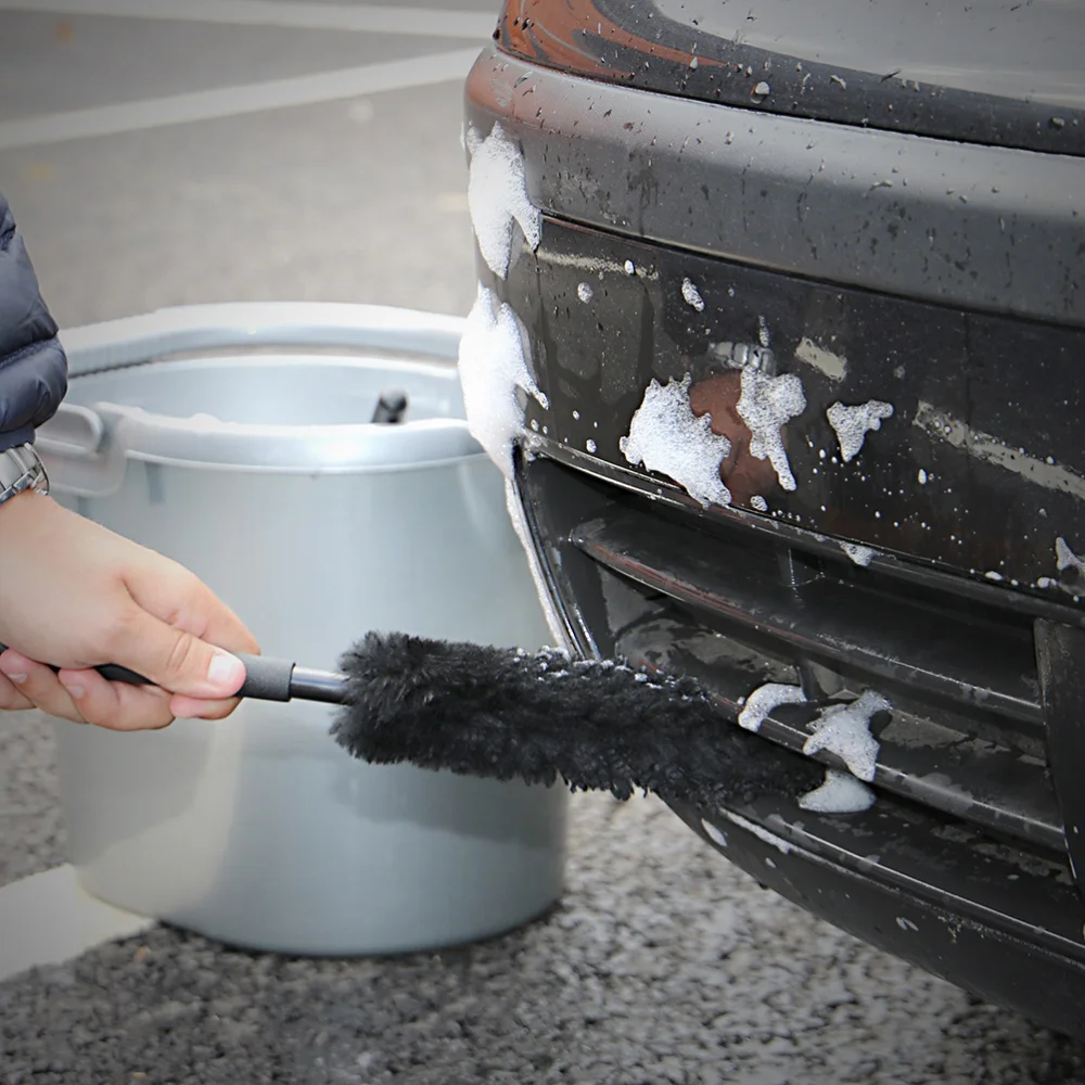 

3pcs Car Cleaning Brush Set Auto Interior Exterior Detail Brush for Wheels Rims Cleaning