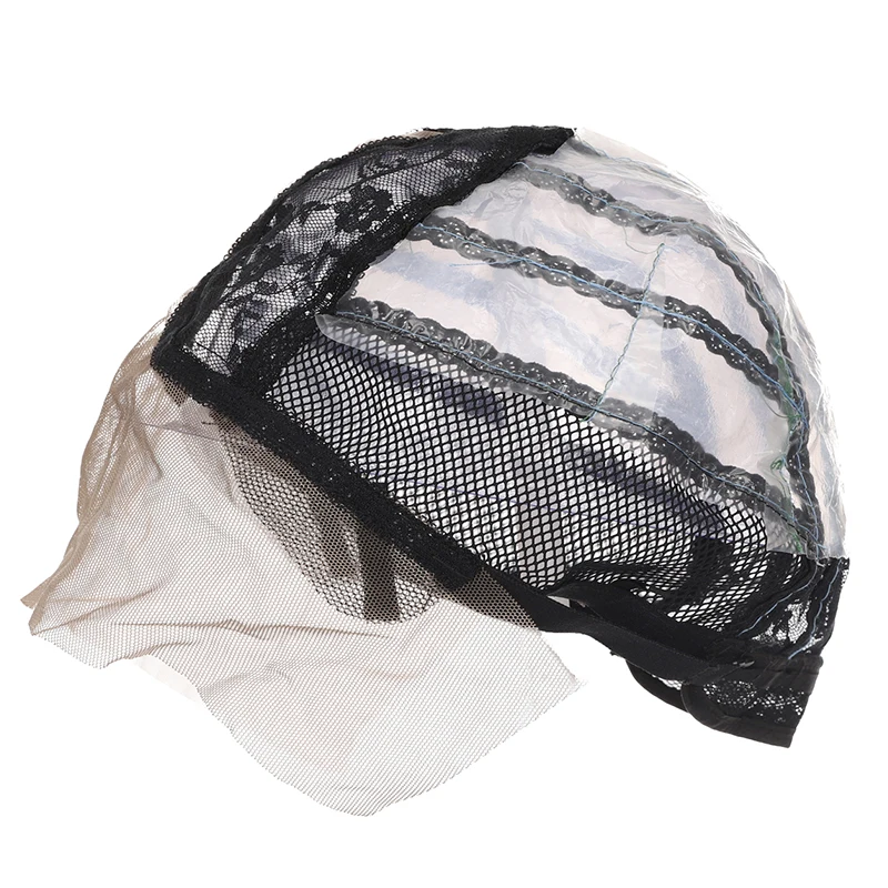1Pcs Wig Net Cap Weaving Caps Ventilated With Combs Hair Clip Making Accessories Dome Mesh Tools |
