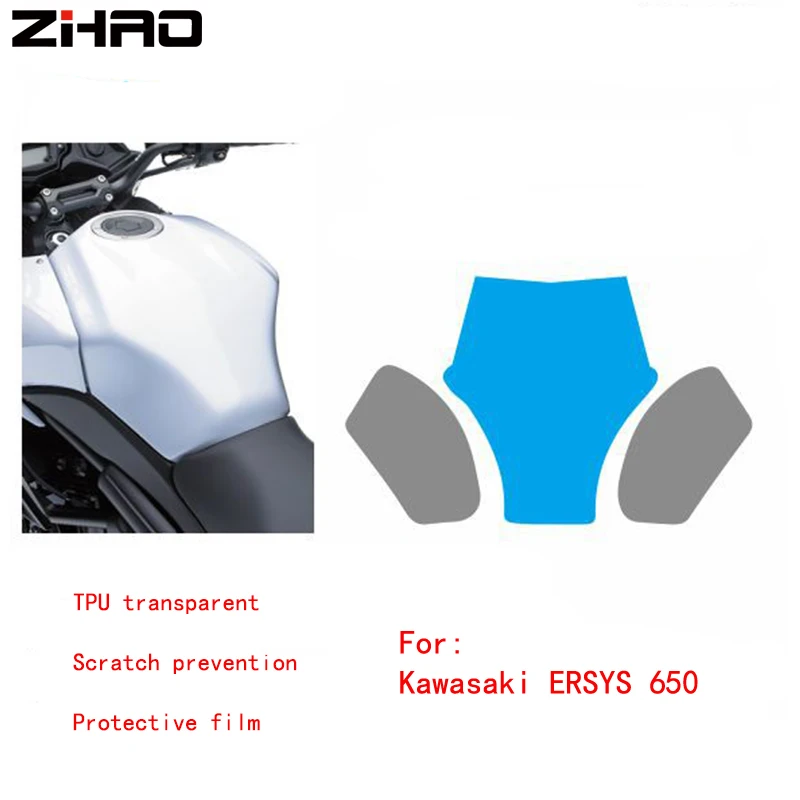 

Tank Protector Sticker The whole car TPU transparent Protection Scratch Decal Gas For Kawasaki Versys 650 1000