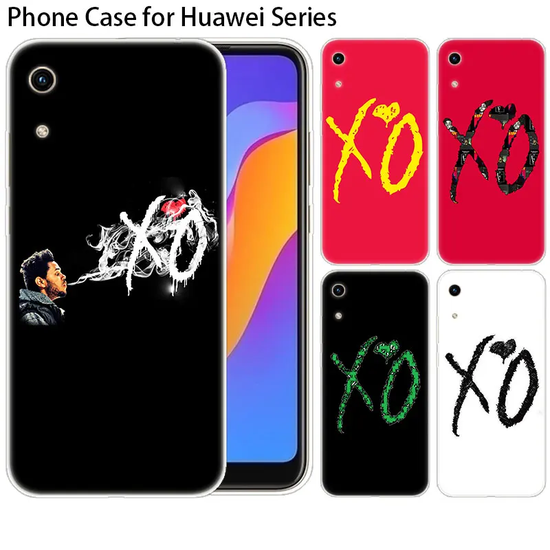 Роскошный силиконовый чехол с логотипом Weeknd XO для Huawei NOVA 5 5i Mate 30 Lite Y9 Prime P Smart Z Plus
