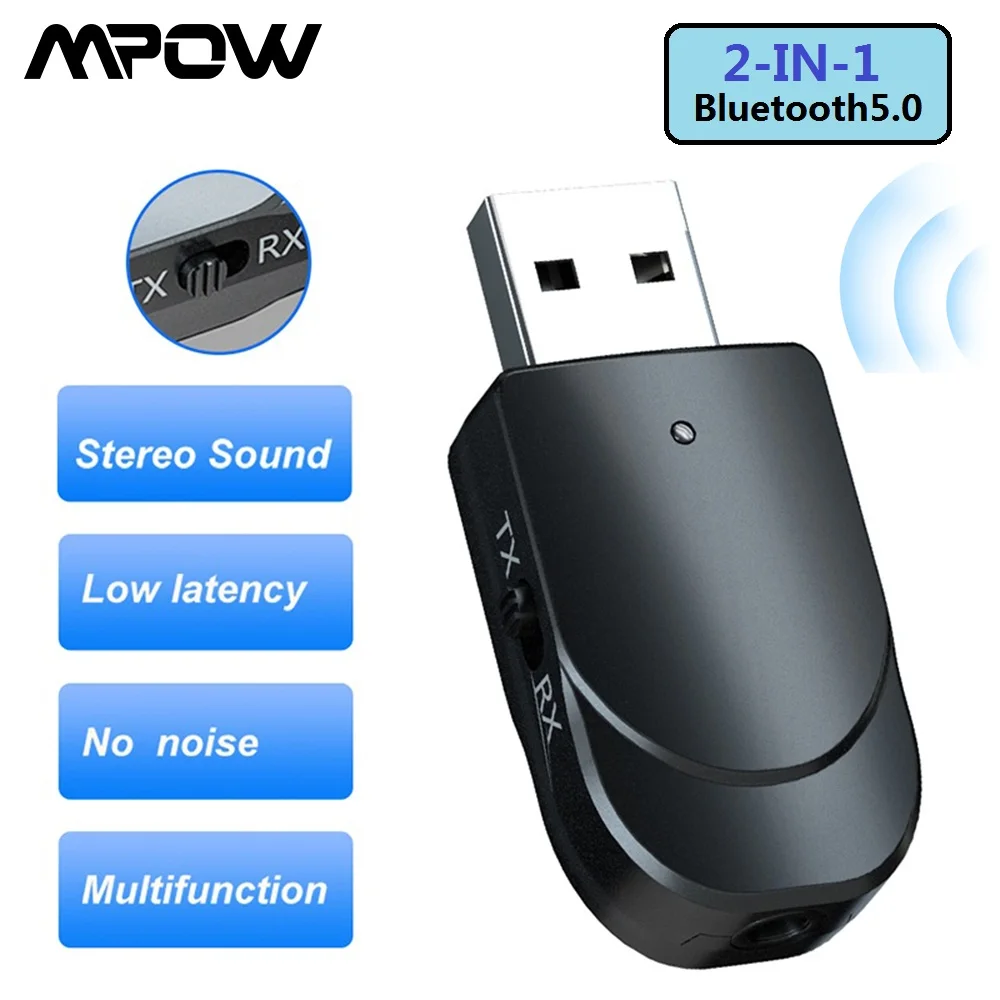 Мини 2 в 1 Bluetooth 5 0 аудио передатчик приемник 3 мм AUX портативный беспроводной