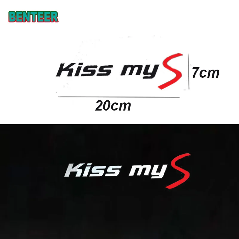 Наклейка для лобового стекла автомобиля с логотипом Kiss myS bmw MINI COOPER CLUBMAN COUNTRYMAN PEACEMAN