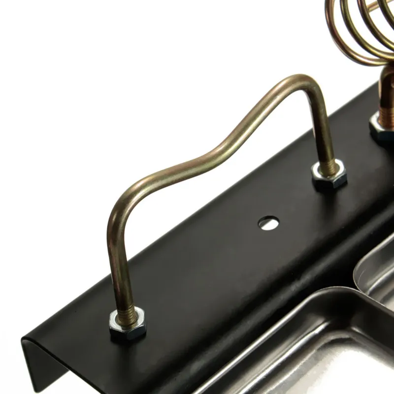 

Double Metal Base Soldering Iron Gun Holder Stand Mount Support Station + Sponge Cast Iron 11.7 x 9.5 x 2cm