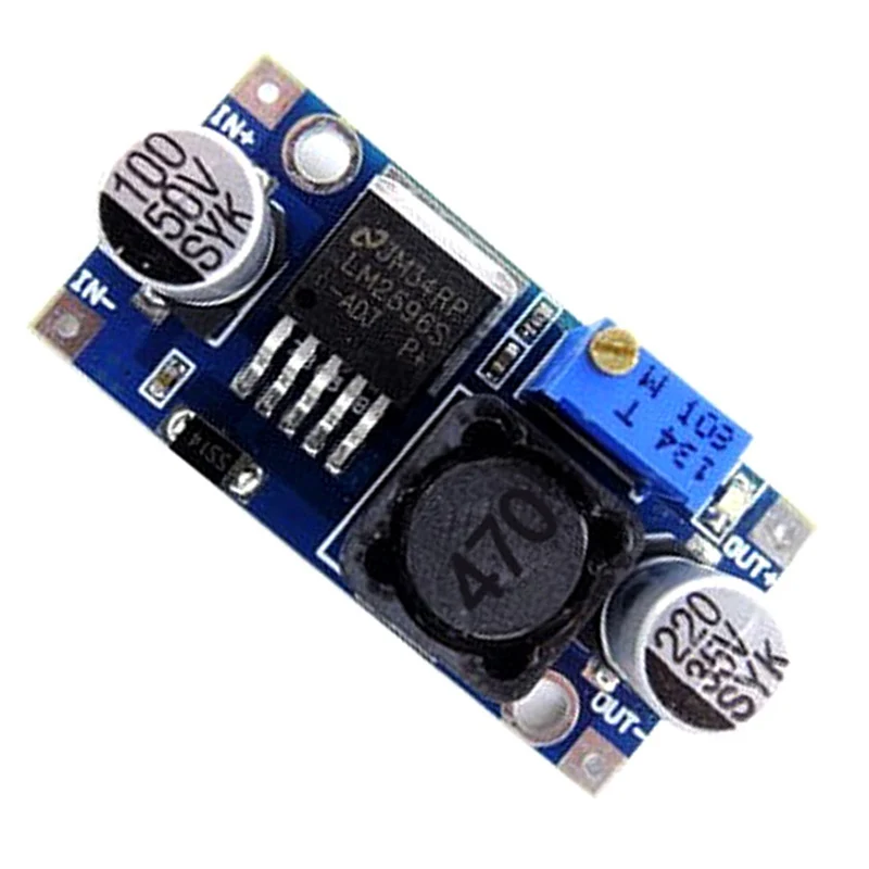 LM2596 DC-DC Step-down Power Supply Module 3A Adjustable Voltage Regulator 24V Switch 12V 5V 3V GK99 | Электроника