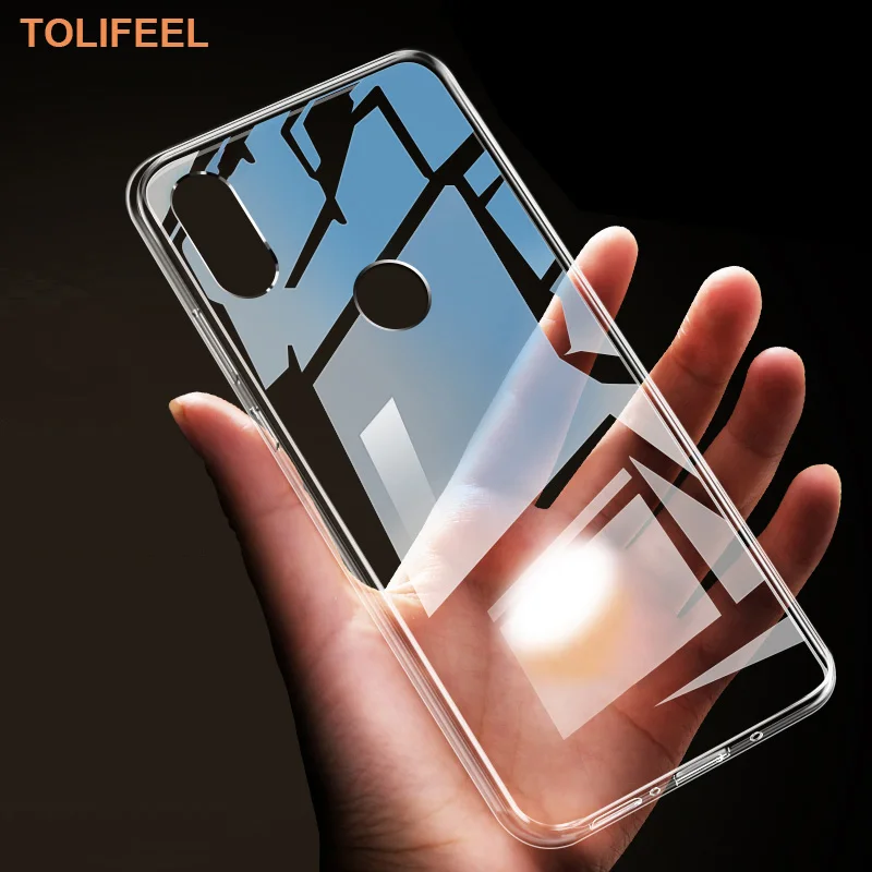 Силиконовый чехол TOLIFEEL для Xiaomi Mi8 Case Mi 8 Lite SE тонкий прозрачный защитный мягкий