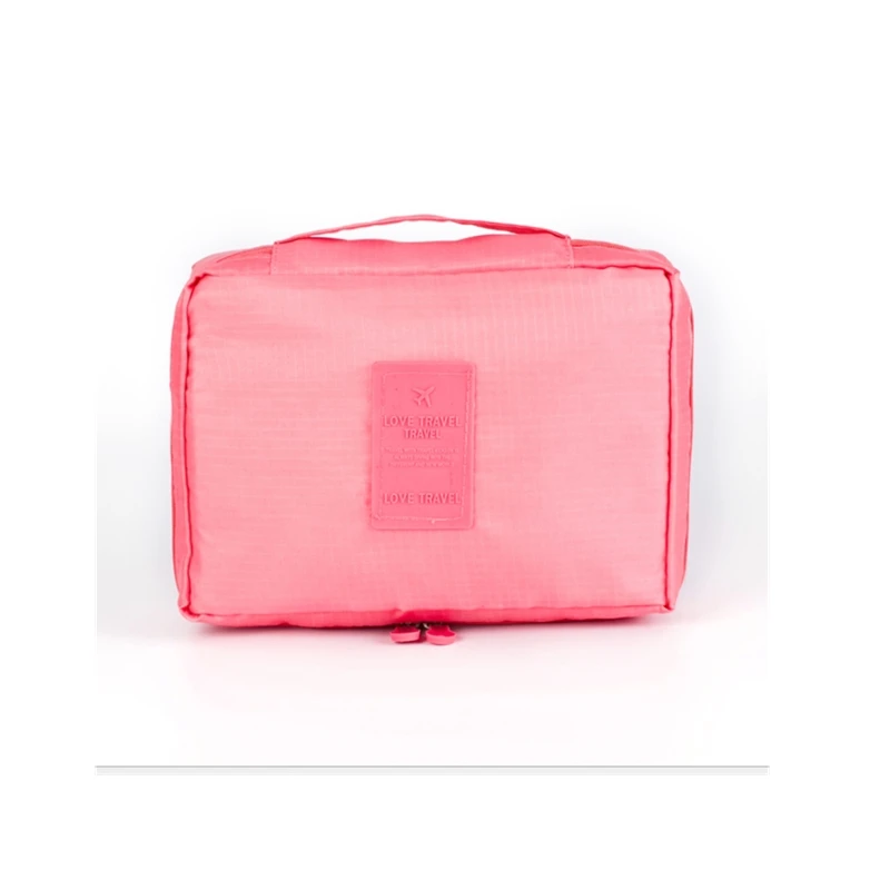 Peach Red Модный тренд,, женская косметичка, косметичка для путешествий, сумка-Органайзер, сумочка, футляр для праздника, повседневная сумка - Цвет: Peach Red