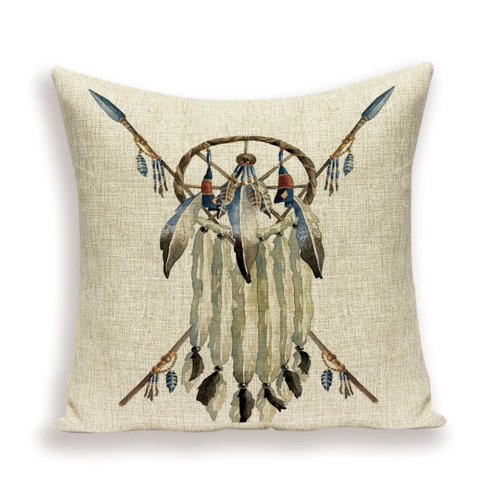 Высокое качество, ветряные колокольчики, чехлы для подушек, Ловец снов, наволочки для подушек, для девочек, дивана, постельное белье для дома декоративное, бежевое, наволочка, чехол Cojin