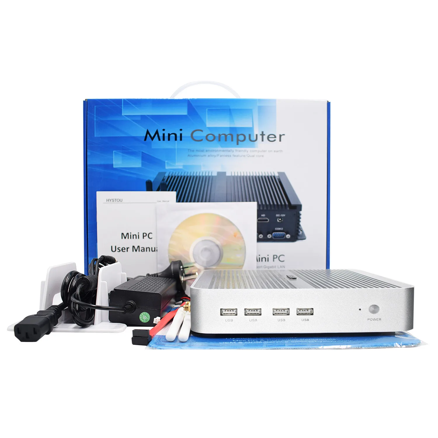 Intel тонкий клиент Core i5 6200U 7200U портативный компьютер Windows 10 pro HDMI VGA 4K HTPC i7 5500U Мини ПК