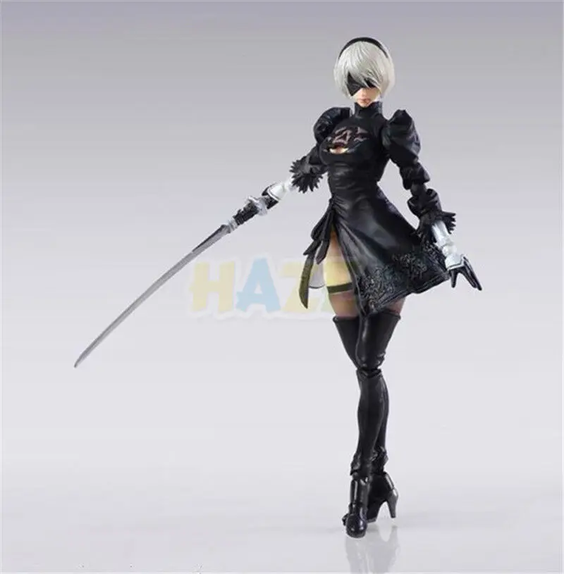 Экшн-фигурка NieR:Automata 2B YoRHa № 2 Нил 6 дюймов ПВХ статуэтка игрушки коллекционные