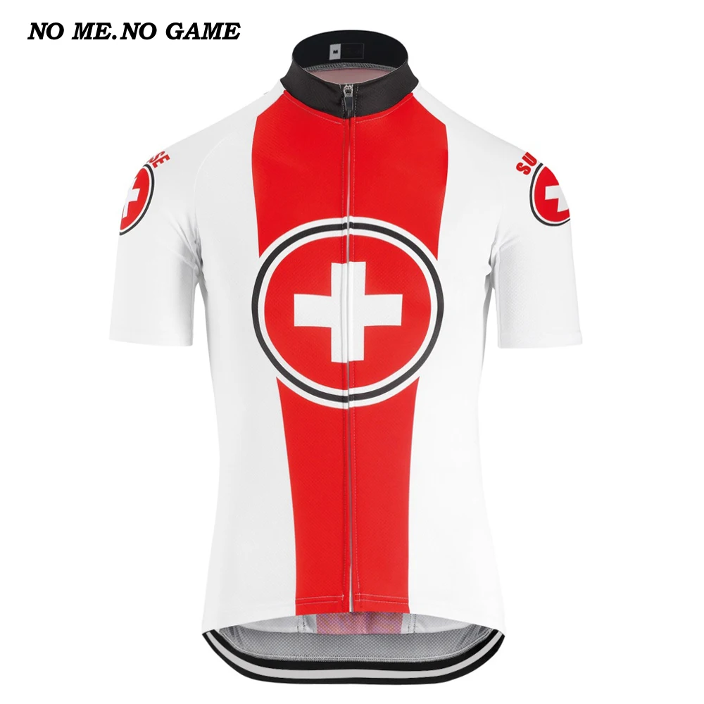 Без со мной. игры 16 Стиль Ретро Велоспорт Джерси Красный для мужчин лето