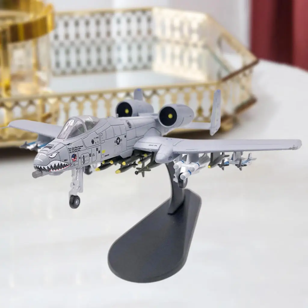 

1: 100 Die Cast A-10 Attack Plane Warcraft Model with Decoration for