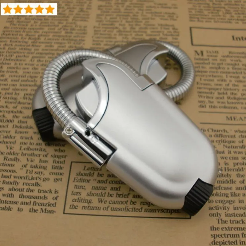 Ветрозащитная Зажигалка для сигарет можно сгибать зажигалка голубое пламя