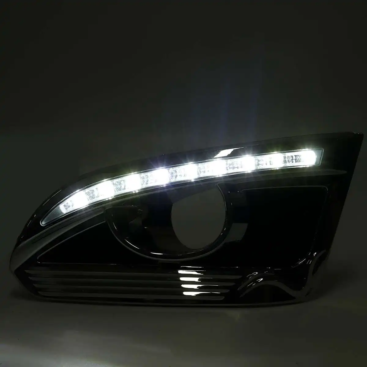 

Pair LED DRL Daytime Running Lights Lamp FOR CHEVROLET CAPTIVA 2011 2012 2013/ 2013+ Front Bumper Drl Driving Signl Lamp