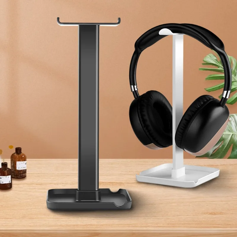 

Universal Hook Head Mounted Headphone Bracket Headset Holder Earphone Sticky Display Stand Hanger Earphone Desk Display Stand
