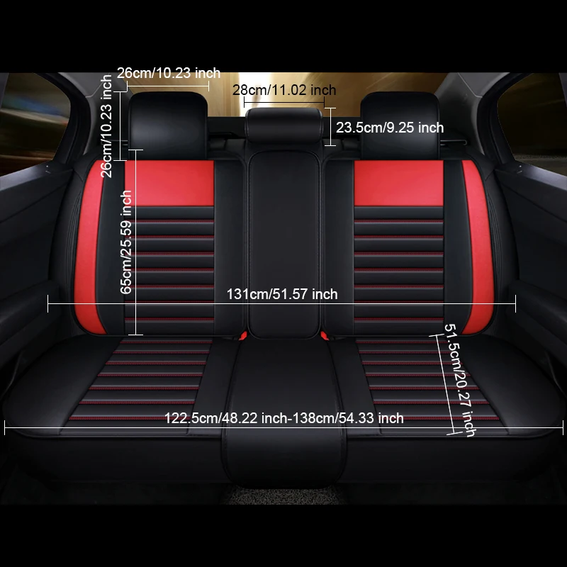 

PU Leather Automotive Universal Car Seat Covers Fit Seat Cover Car Accessories for Mitsubishi Lancer Outlander Sport