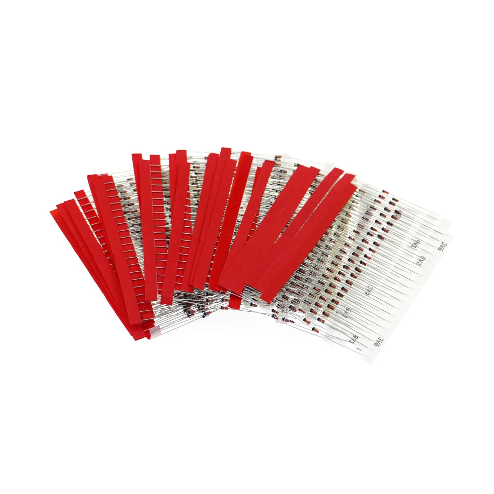 600pcs 2V 39V 30 значений 1/2W 0 5 W стабилитронные диоды 20 штук каждой соотношение