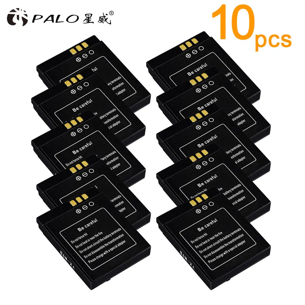 10pcs battery PALO перезаряжаемая батарея для умных часов DZ09 SmartWatch с аккумулятором 3,7 в 380 мАч для DZ09 QW09 W8 A1 V8 X6 - Цвет: 10pcs battery