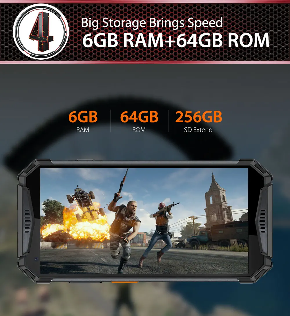 Ulefone Armor 3WT IP68 водонепроницаемый мобильный телефон 10300 мАч 5," FHD+ Восьмиядерный 6 ГБ+ 64 ГБ helio P70 Android глобальная версия смартфона