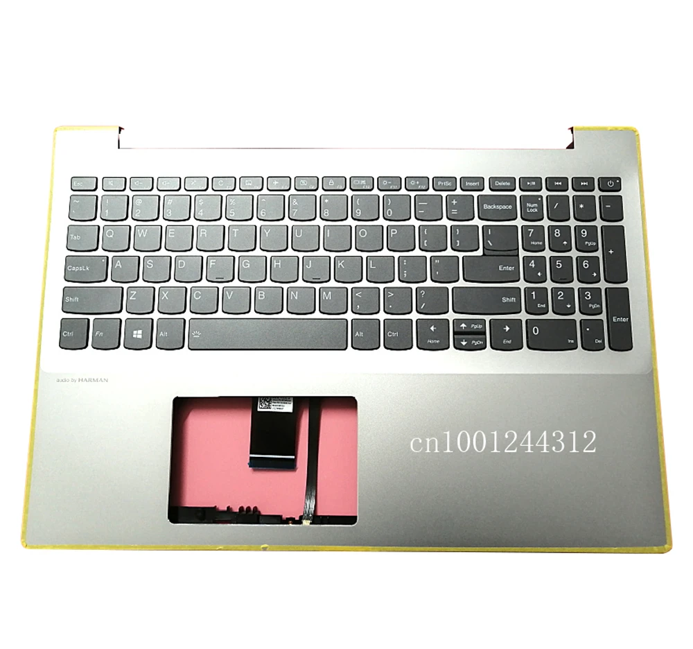 

Новая Оригинальная Серебристая подставка для рук для ноутбука Lenovo ideapad 720-15 720-15IKB, верхняя крышка корпуса клавиатуры 5CB0P26272