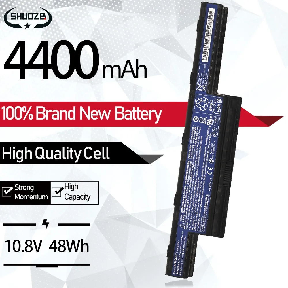 Аккумулятор для ноутбука Acer Aspire Новый аккумулятор V3 5741 5742 5750 5551G 5560G 5741G 5750G AS10D31