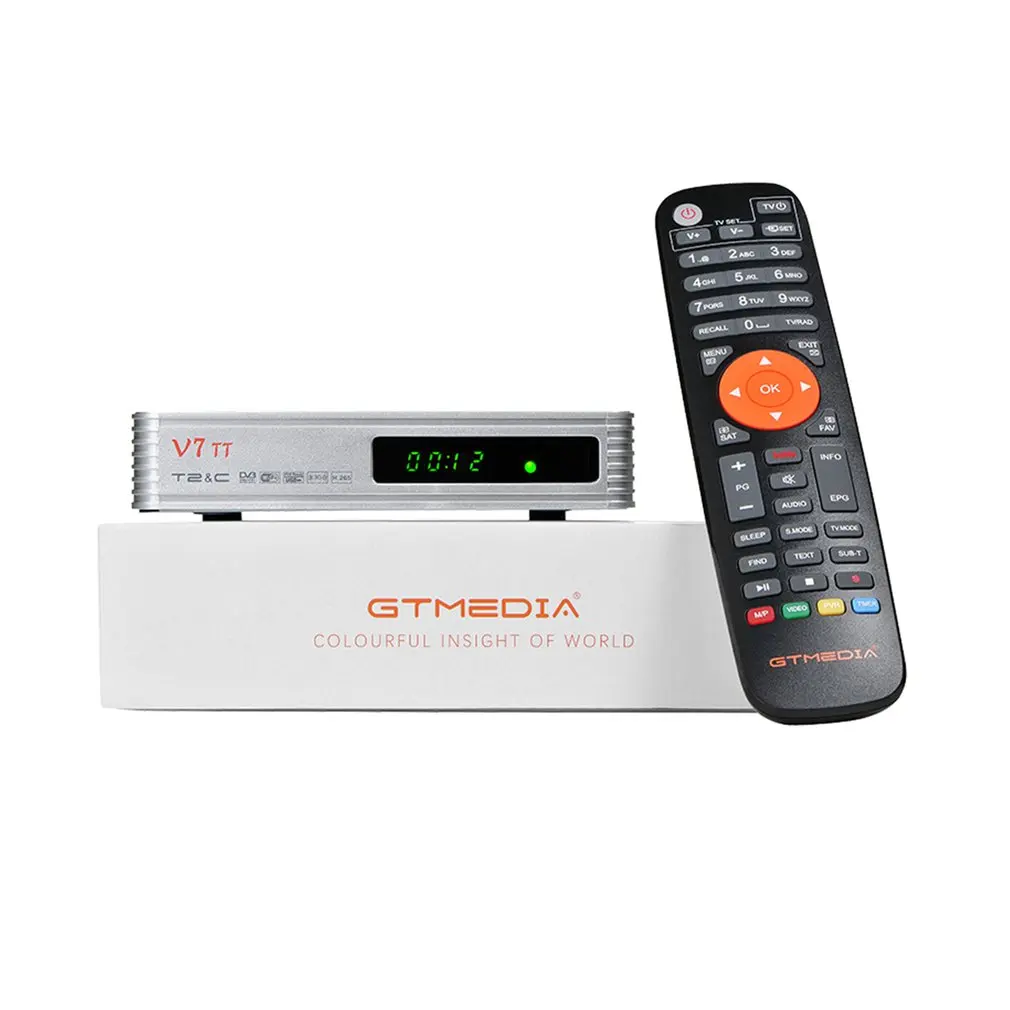 

GTMEDIA V7TT T2+C Set-top Box 1080P High Definition Satellite Receiver All-in-one Card Reader Digital Receiver