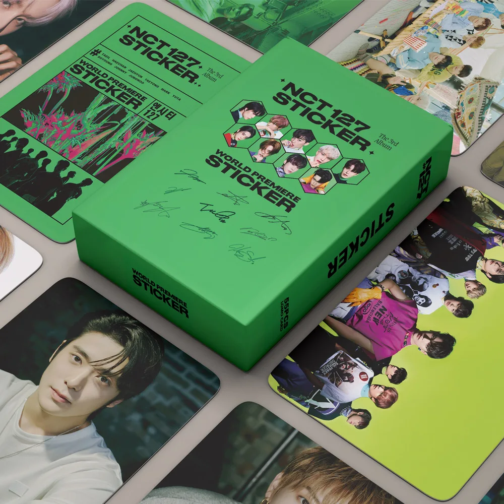 

54pcs/set Kpop NCT 127 Lomo Cards New album Sticker NCT Dream RESONANCE Poster High Quality HD Photocards For Fans Collection