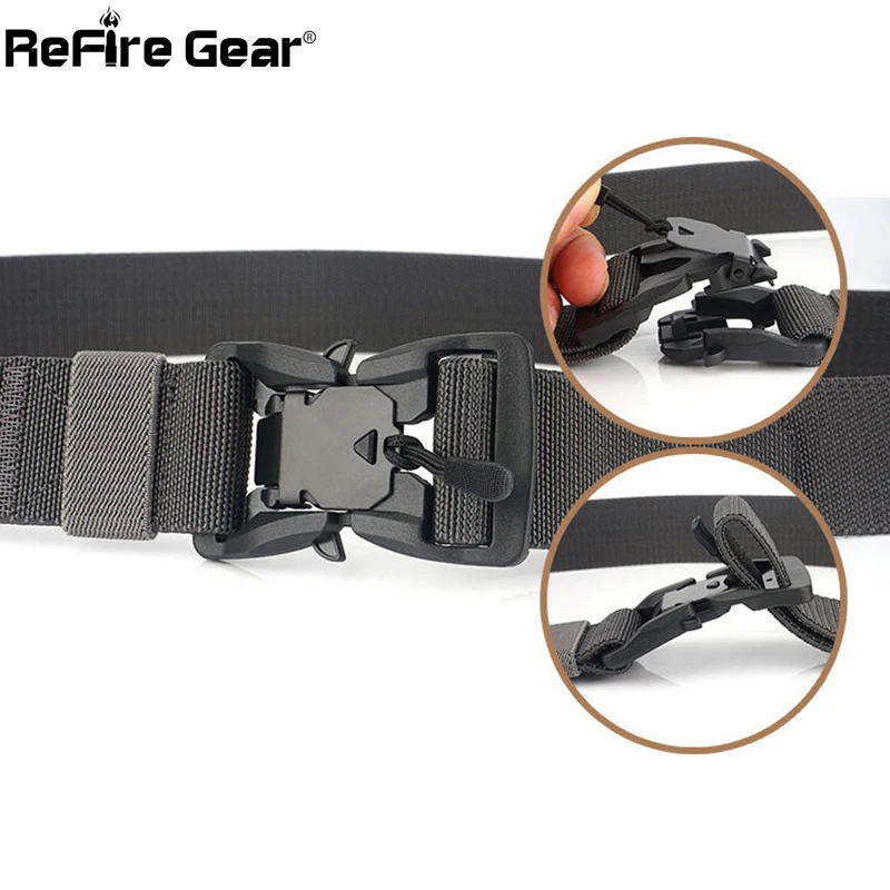 Ремешок ReFire Gear Мужской тактический нейлоновый тяжелый защитный брезентовый