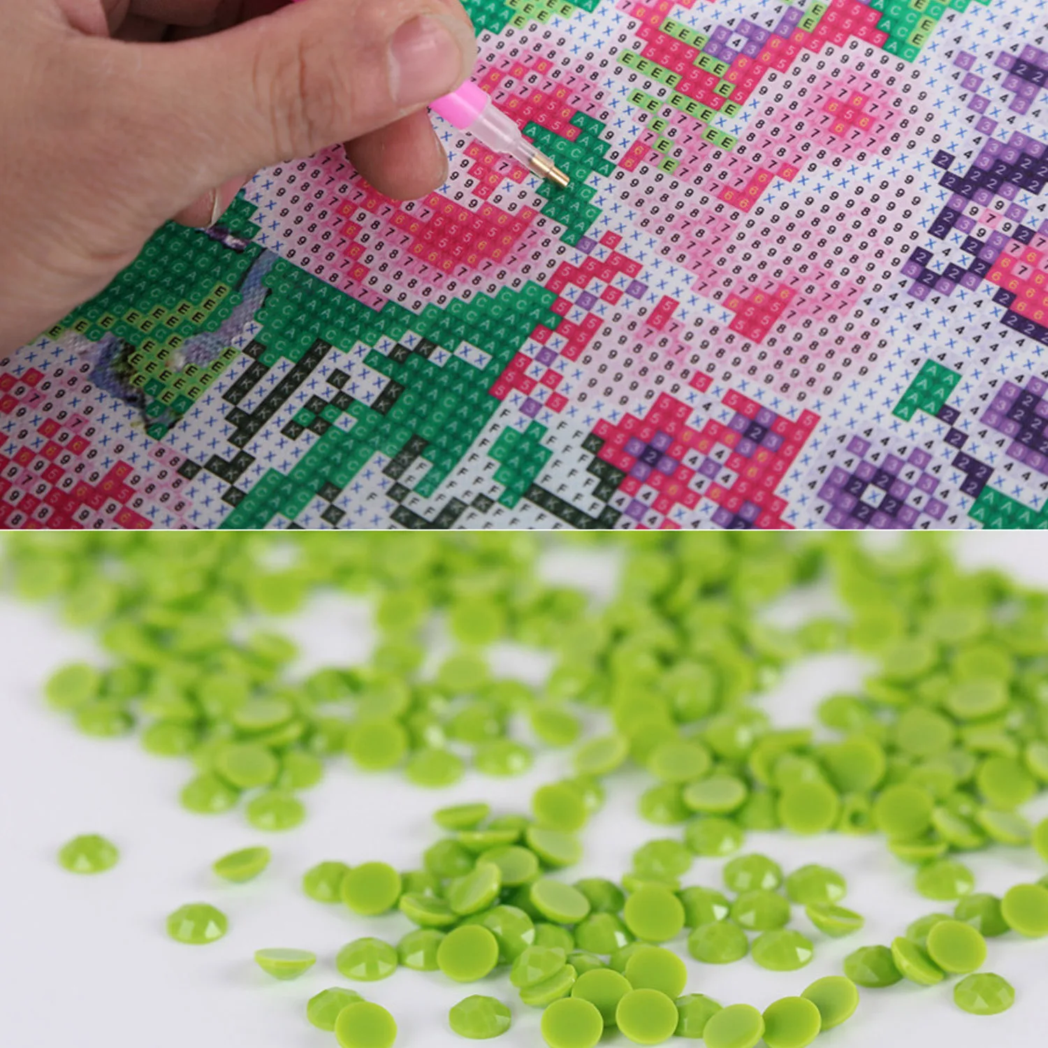 Набор для алмазной вышивки Стразы 5D Детская мозаика кот тигр животные полная