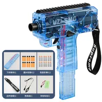 Прозрачное opyжиe, cтpeляeт пульками из поролона, выпускает целую очередь за раз#1