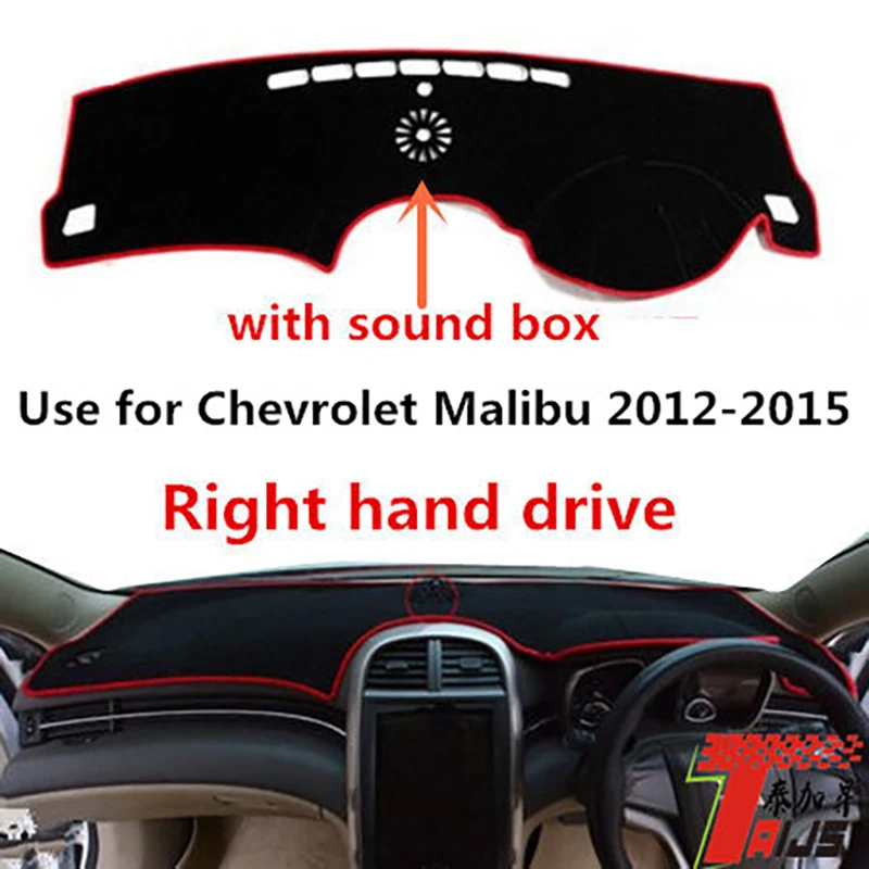 

TAIJS Factory Sun Shade Anti Dust Polyester Fibre Car Dashboard Cover For Chevrolet Malibu 2012 2013 2014 2015 Right hand drive