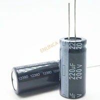 best quality 200v 220uf 1830mm 20 radial aluminum electrolytic capacitor 220000nf 200v220uf 20