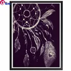 Алмазная 5D картина Ловец снов, сделай сам, живопись, домашний декор, полноразмерная круглая Алмазная вышивка крестиком, мозаика