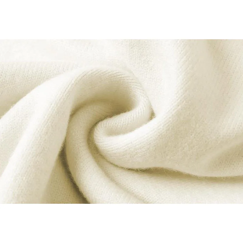 Женский базовый свитер средней длины Осень-зима 2020 вязаный Топ для