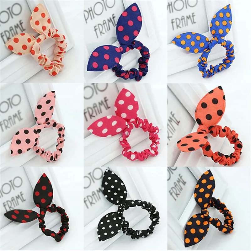 

Ew Chiffon Bowknot Elastic Hair Bands For Women Girls Scrunchies Headband Hair Ties Ponytail Holder Hair Accessorie