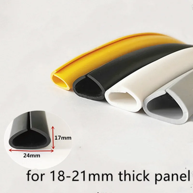 

Резиновая u-уплотнительная лента 17x24 мм 18-21 мм, толстая стеклянная Металлическая Автомобильная деревянная панель, круглый край, защита, серы...