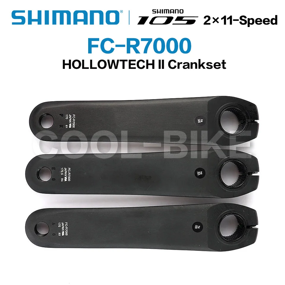 Шатуны SHIMANO 105 FC R7000 2x11-Speed HOLLOWTECH II 50-34T 52-36T 53-39T 165 мм 170 172 5 175 5800