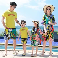 mother daughter beach dresses summer fashion print family matching clothing plus size mother and daughter clothes