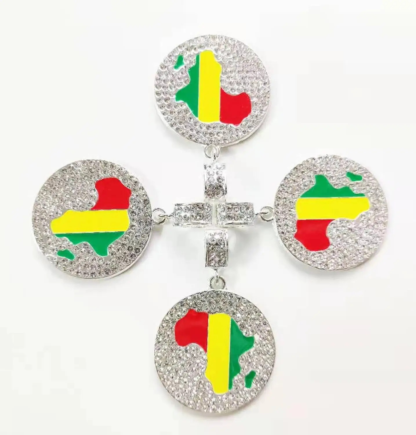 

10pcs Map charms for women DIY jewelry accessories LT034