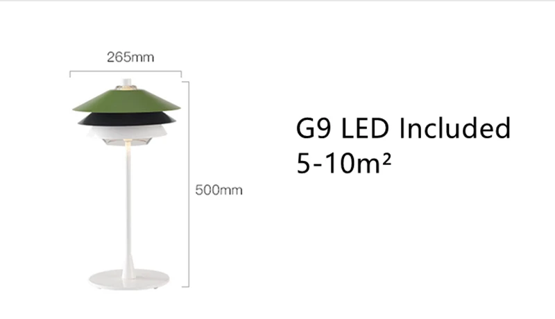 Смешанный цвет G9 Настольный светильник модная настольная лампа новый