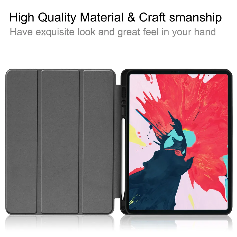 Чехол с подставкой для iPad Pro 12 9 2020 дюймов Автоматический Режим сна/пробуждения