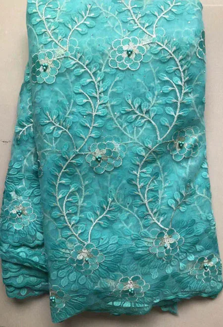 Новая французская молочная шелковая сетчатая кружевная ткань 2021