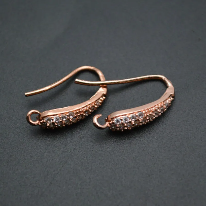 Новый дизайн Антикоррозийные проложенные CZ бусины 10 мм Металлические медные