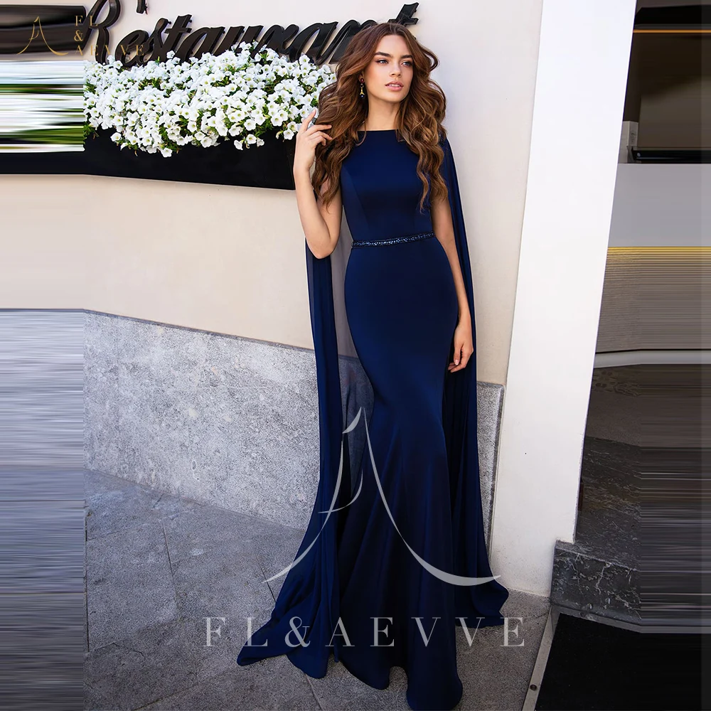 Винтажное темно синее Атласное Вечернее платье русалки с бисером и поясом для